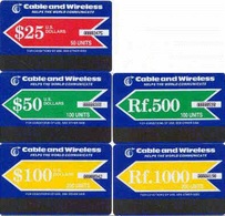 MALDIVES : A1 2 3 5 6  (5Xsets Of Autelca 5 Cards Set)  MINT (multiple Bid) - Maldive