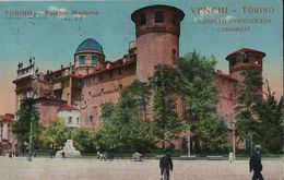 TORINO PALAZZO MADAMA 1922 ANIMATA PUBBLICITA VENCHI - Palazzo Madama