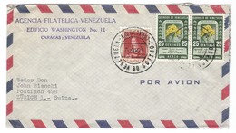 COVER CORREO AEREO VENEZUELA - CARACAS - ZUERICH - SUIZA.- AGENCIA FILATELICA  VENEZUELA . - Venezuela