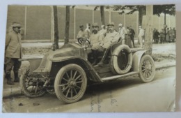 AUTOMOBILE ANCIENNE Carte Photo Gros Plan  Militaires - Toerisme