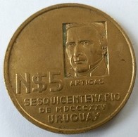 5 Nouveaux Pesos 1975 -  "Libertad O Muerte" - Uruguay - - Uruguay