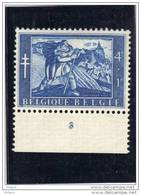 BELGIQUE COB 960 Nr Planche 3 * MH. (4M125) - ....-1960