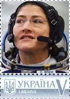 Ukraine 2018, Space, USA Woman Astronaut Christina Hammock Koch, 1v - Ukraine