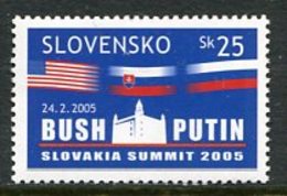 SLOVAKIA 2005 Russian-American Summit  MNH / **.  Michel 507 - Nuovi