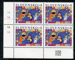 SLOVAKIA 2004 Christmas Block Of 4 MNH / **.  Michel 496 - Neufs