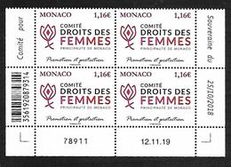 Monaco 2020 - Yv N° 3214 ** - Comité Pour La Promotion Et La Protection Des Droits Des Femmes - Ungebraucht