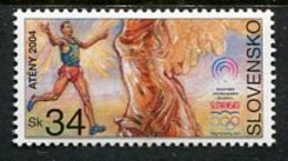 SLOVAKIA 2004 Olympic Games MNH / **.  Michel 487 - Unused Stamps