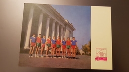 Old USSR Postcard - Kiev, Ukraine  - Volleyball Team "Lokomotiv"-   1970s Rare! - Pallavolo