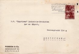 31 XII 1947 Drukwerk Op Firmaenvelop Binnen Amsterdam - Lettres & Documents