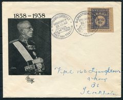 1940 Sweden Svarsmarke Faltpost Cover. Bildpostkontoret Folk Och Forsvar Stockholm - Military