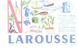 Buvard LAROUSSE Petit Larousse Grand Ami Jeu Des Mots (22 Mots à Trouver) Lettre N - Papeterie