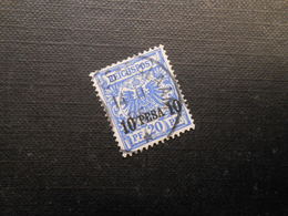 D.R.4  10P Auf 20Pf  Deutsche Kolonien (Deutsch-Ostafrika) 1893/1896  Mi 18,00 € - Colony: German East Africa