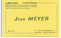 Buvard Librairie Papeterie Jean Meyer 7, Rue Marmouse 36100 ISSOUDUN - Papeterie