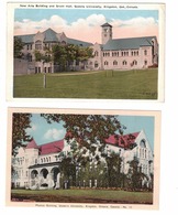 2 KINGSTON, Ontario, Canada, Buildings At Queen's University, 1921 WB Postcards, Frontenac County - Kingston