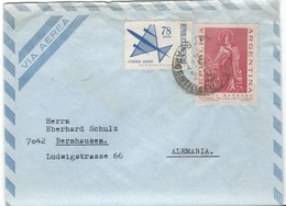 COVER CORREO AEREA - ARGENTINA - BUENOS AIRES - BERNHAUSEN - ALEMANIA. - Autres & Non Classés