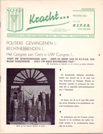 Magazine Tijdschrift - Kracht - Programma Congres Politieke Gevangenen - Gent 1953 - Weltkrieg 1939-45