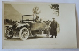 AUTOMOBILE Ancienne Carte Photo Gros Plan - Passenger Cars