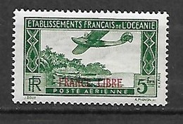 OCEANIE FRANCAISE 1941 -  Poste Aérienne -   YT AE 3  ** (MNH) - Cote = 5,5  Euros - Luftpost