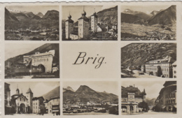 Suisse - Brigue Brig Briga - Vues Diverses - Chemin De Fer Train Tunnel - Brigue-Glis 