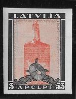 Lettonie Poste Aérienne N°22 - Non Dentelé - Neuf * Avec Charnière - TB - Latvia