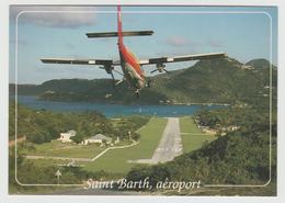 Saint-Barth Aerial View Airport Postcard Netherland Antilles Guadeloupe, Saint-Martin, AEROPORT Saint Jean - Saint-Martin