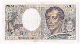 200 Francs Montesquieu 1989 Alphabet : C.066 N° 453331 - 200 F 1981-1994 ''Montesquieu''
