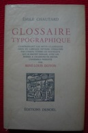 Glossaire Typographique – Émile Chautard - Woordenboeken