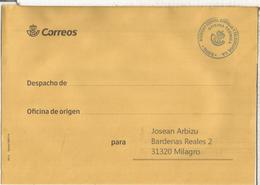 TAUSTE ZARAGOZA CC FRANQUCIA POSTAL CORREOS - Postage Free