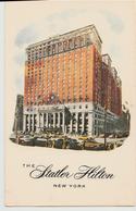 NY New York City  The Statler Hilton Postcard - Places