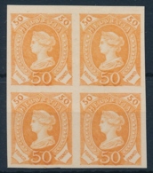 50 Rappen LIberta Probedruck - Viererblock - Unused Stamps