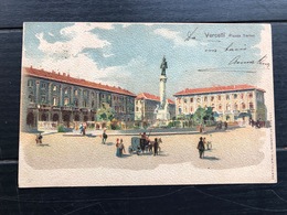 VERCELLI PIAZZA TORINO  1902 - Vercelli