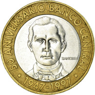 Monnaie, Dominican Republic, 5 Pesos, 1997, Franklin Mint, TTB, Bi-Metallic - Jamaica