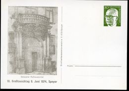 Bund PP46 D2/008 SPEYER RATHAUSPORTAL 1974 - Cartes Postales Privées - Neuves