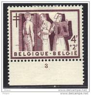BELGIQUE COB 1003 Nr Planche 3 * MH. (4M129) - ....-1960