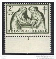 BELGIQUE COB 1002 Nr Planche 1 * MH. (4M130) - ....-1960