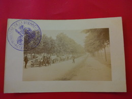 CARTE PHOTO MILITAIRE LIEU A IDENTIFIER CACHET MINISTERE DE LA GUERRE RESERVE AUTOMOBILE - Da Identificare