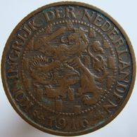 Netherlands 1 Cent 1916 XF - 1 Centavos