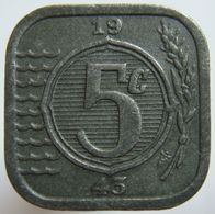 Netherlands 5 Cents 1943 XF / UNC - 5 Cent