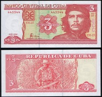 Cuba RADAR 445544 P 127 - 3 Pesos 2004 - UNC - Cuba