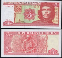 Cuba RADAR 312213 P 127 - 3 Pesos 2004 - UNC - Cuba