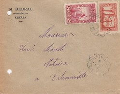 LETTRE ALGERIE KHERBA. AMBULANT ALGER A ORLEANSVILLE  / 2 - Briefe U. Dokumente