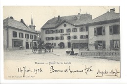 23674 - Vallée De Joux Brassus Hôtel De La Lande Attelage - Le Chenit