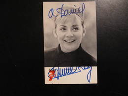 Carte Autographe - ANNIE CORDY - A DANIEL - TELE 7 JOURS - Autogramme & Autographen