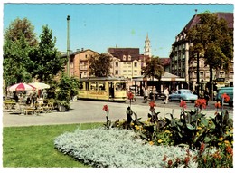 Delcampe - Augsburg Mit Autos Und Strassenbahn - Augsburg