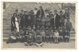 Cpa Carte-photo école, élèves  (photo Deseille Boulogne Sur Mer )  ( EN ) - Ecoles