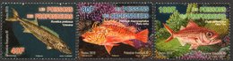 Polynésie Française 2019 - Faune Marine, Les Poissons Des Profondeurs - 3 Val Neufs // Mnh - Unused Stamps