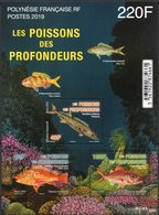 Polynésie Française 2019 - Faune Marine, Les Poissons Des Profondeurs - BF Neuf // Mnh - Nuevos