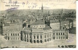 Wien Panorama Mit Burgtheater  1920  (007721) - Ringstrasse