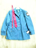 Old Model Not Used Perfect Condition Police Uniform Jacket With Necktie Lithuania Coat Of Arms Patch - Police & Gendarmerie