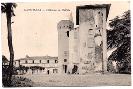 CPSM Grisolles 82. Château De Catala, 1956 - Grisolles